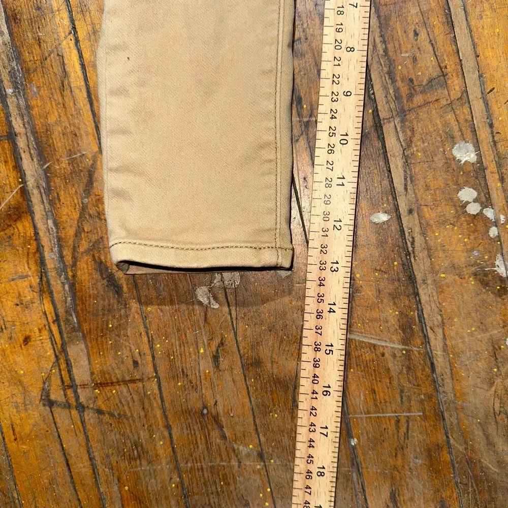 Gap Denim Pants Toddler 3-Year Tan‎ Slim Straight Fit 5 Pocket Design Drawstring